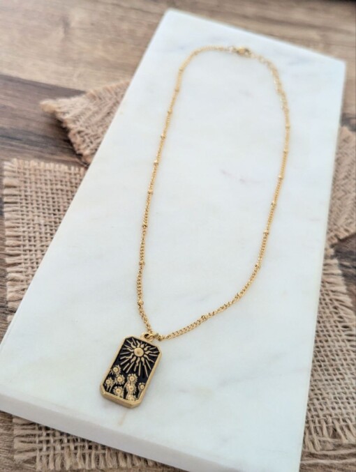 Tarot gouden ketting
