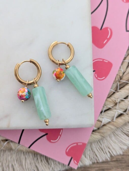 Colour pop creolen goud