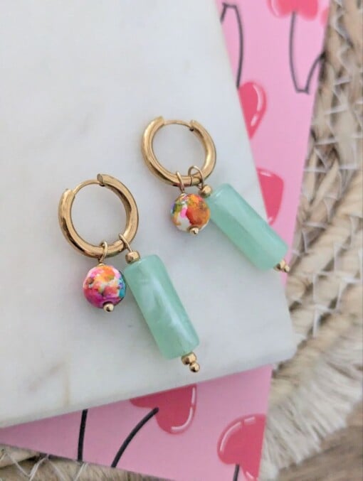 Colour pop creolen goud
