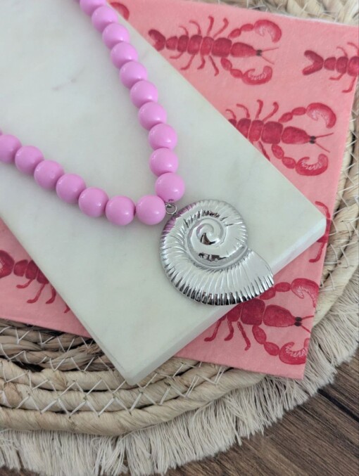 Silver Statement Pendant ketting zilver