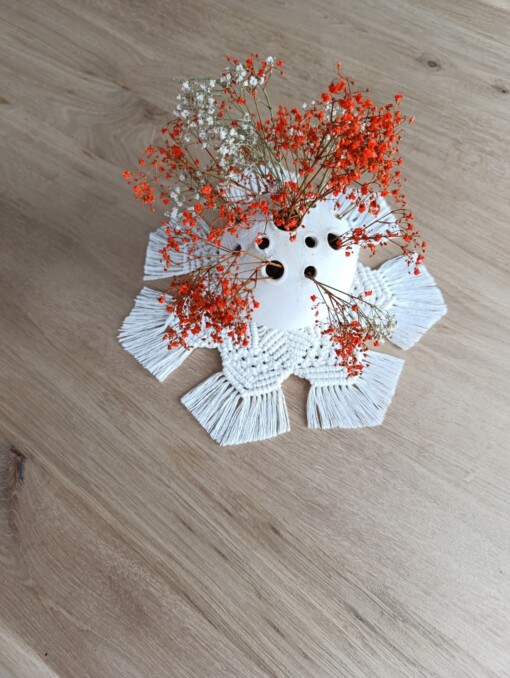 Macramé Servet op tafel