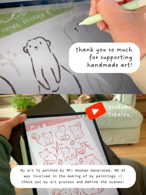 Capybara Art Print (A5) – Schattige, Eco-vriendelijke Illustratie op Henneppapier