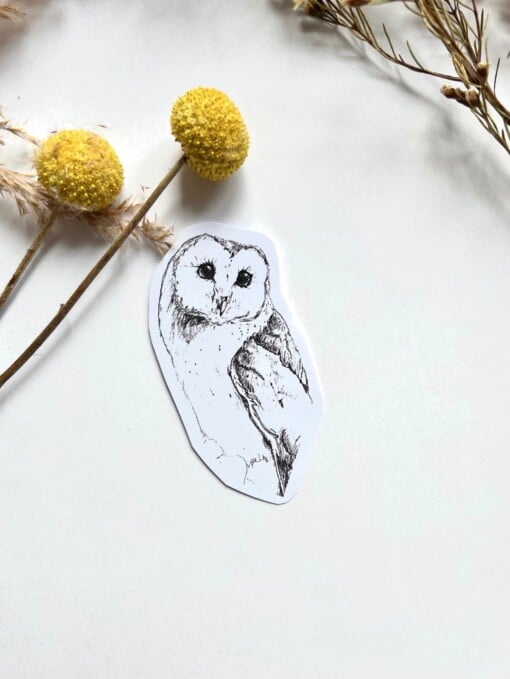 9 stickers van dieren en bloemen
