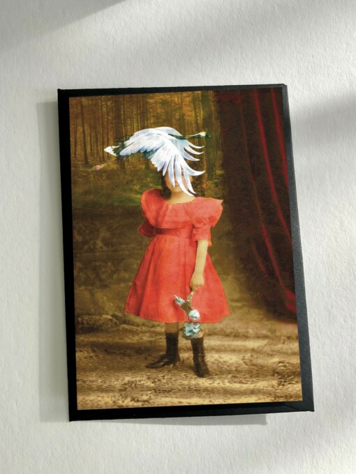 Collage Art Print - Never-never land