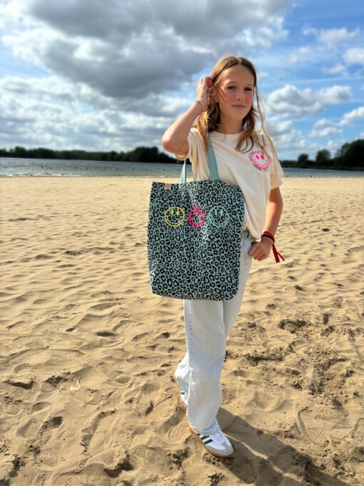 Bag -  leopard smileys