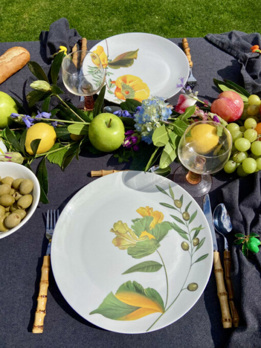 Botanical Wonders - Set van 4 dinerborden