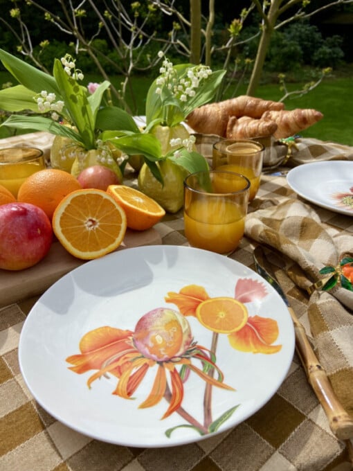 Botanical Wonders - Set van 4 ontbijtborden