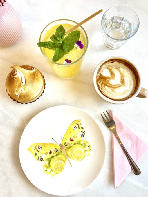 Farfalla - Piatti Dolci- Set van 4 dessert borden