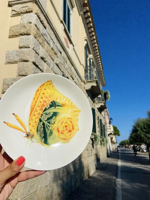 Farfalla - Piatti Fondi- Set van 4 diepe borden