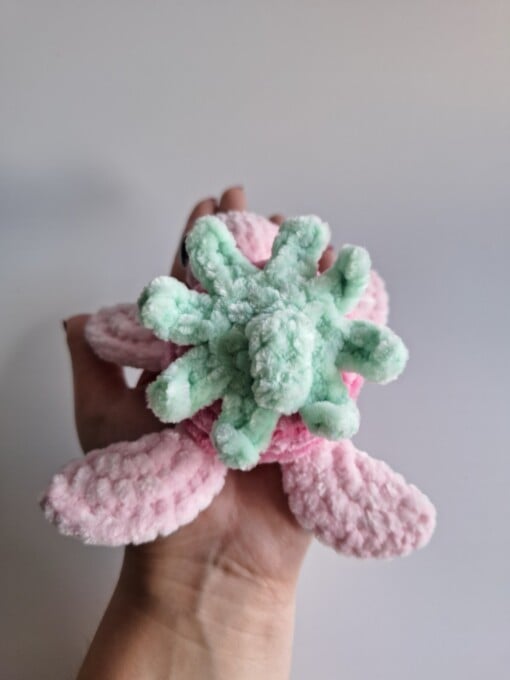 Gehaakte knuffel 'Strawberry turtle'