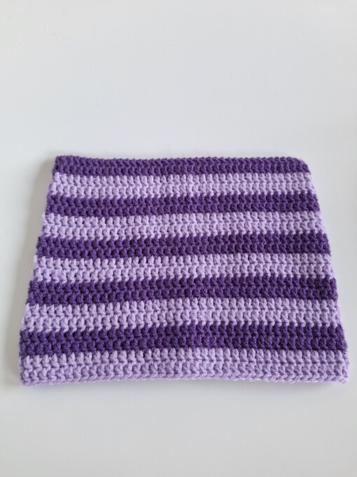 Gehaakte muts 'Purple & Lilac'