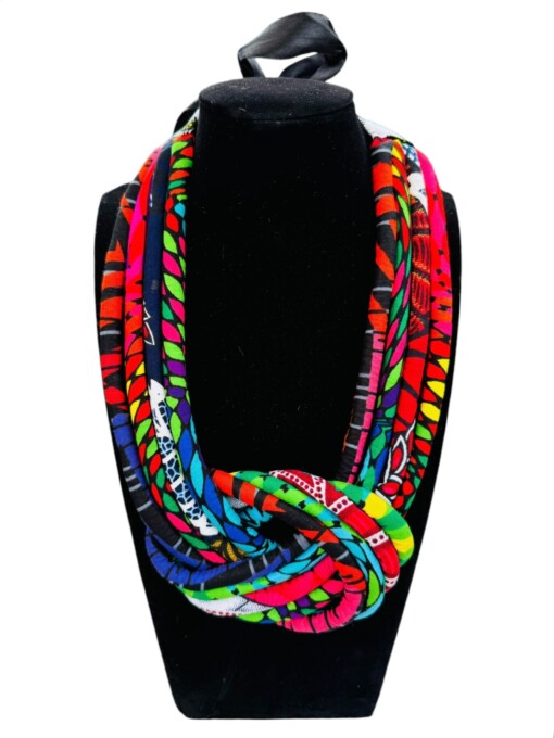 Keffi ketting roze rood tint