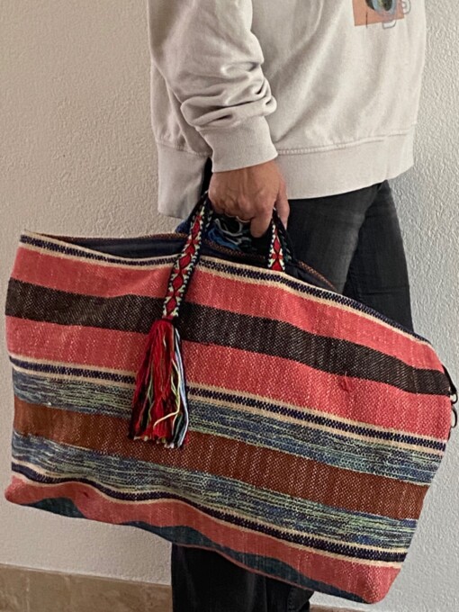 Kelim shopper tas