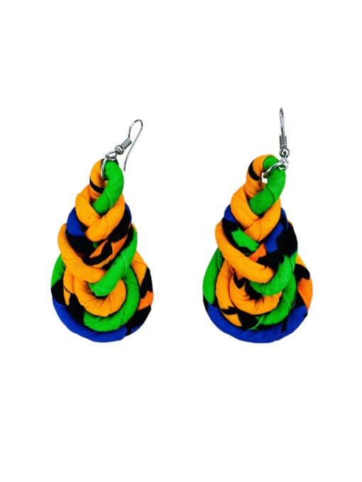 Knoop Oorbellen Geel
