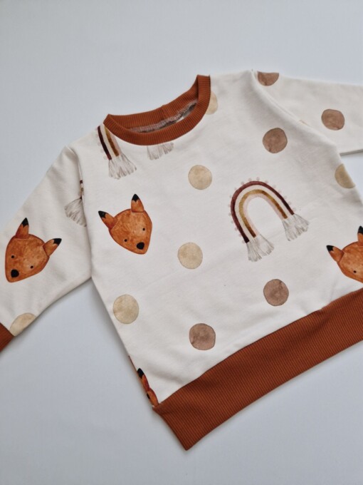 Trui- sweatshirt- vos-stippen