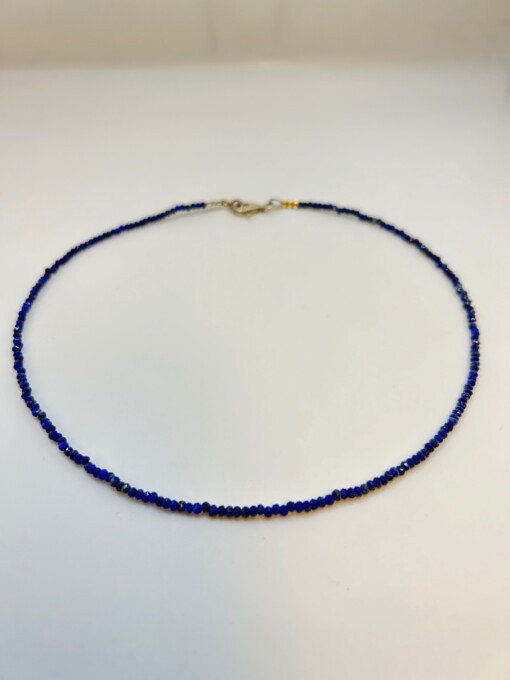 Lapis lazuli ketting zilver 925