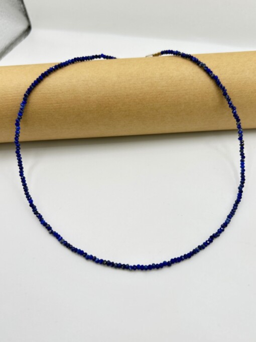 Lapis lazuli ketting zilver 925