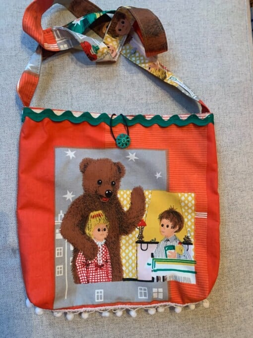 Tas van vintage stoffen