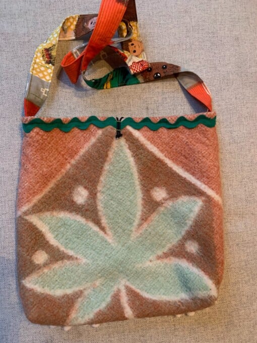 Tas van vintage stoffen