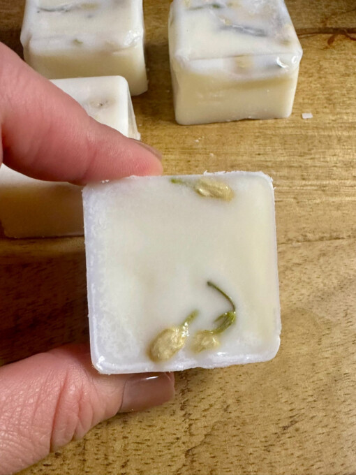 4 blokjes Aroma Soy Wax Melts – Verse Vanille & Jasmijn