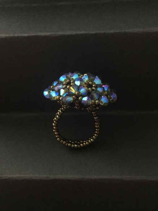 Bloemenmand ring