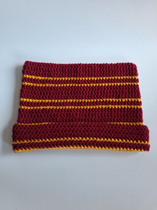 Gehaakte muts 'Harry Potter Gryffindor house'