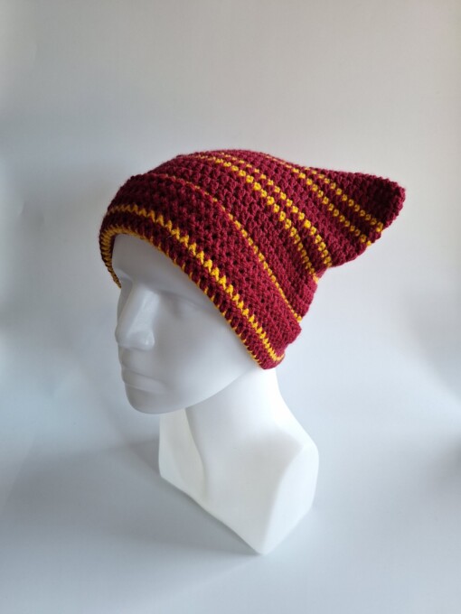 Gehaakte muts 'Harry Potter Gryffindor house'