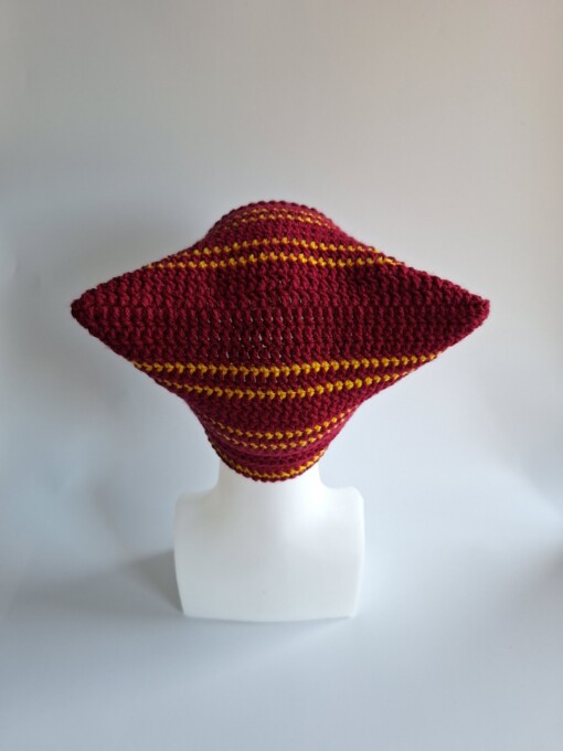 Gehaakte muts 'Harry Potter Gryffindor house'