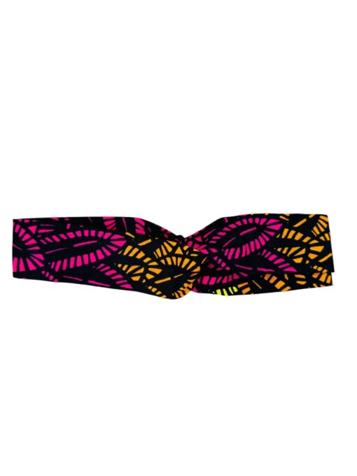 Haarband Ikara zwart met design