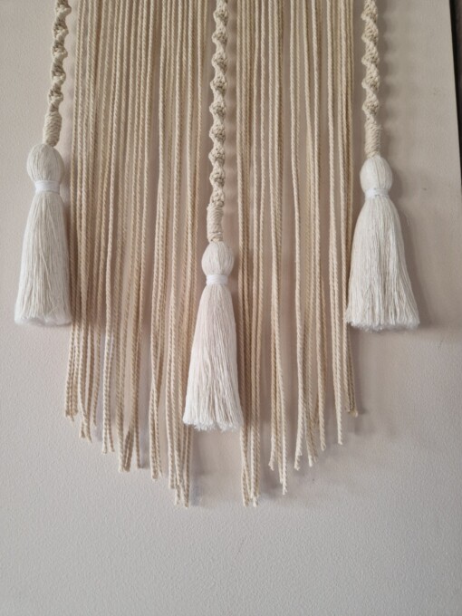 Handgemaakte macrame muurhanger
