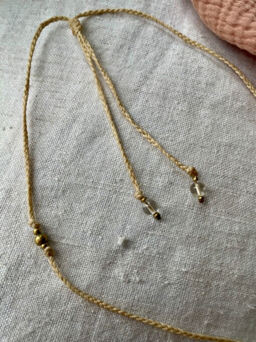 Simpele macrame edelsteen kettingen handgemaakt