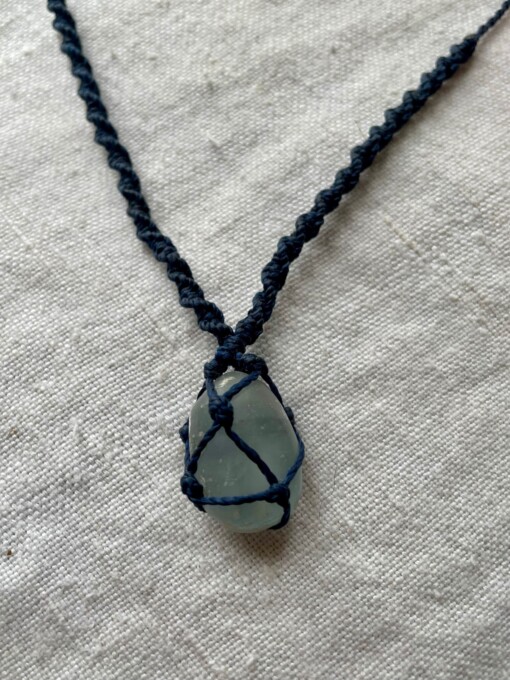 Simpele macrame edelsteen kettingen handgemaakt