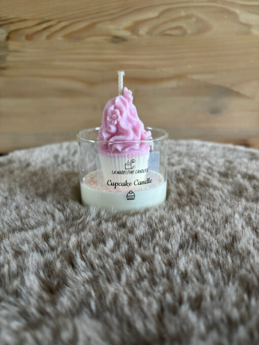 Cupcake sojawaskaars