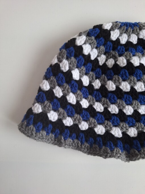 Gehaakte bucket hat 'Night sky'
