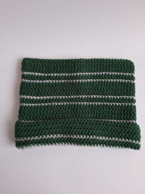 Gehaakte muts 'Harry Potter Slytherin house'