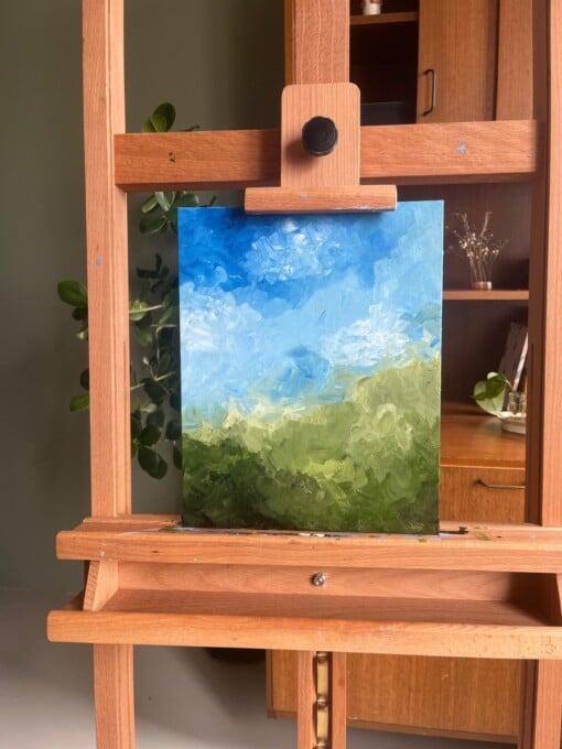 Schilderij "Poppy" - origineel kunstwerk in olieverf