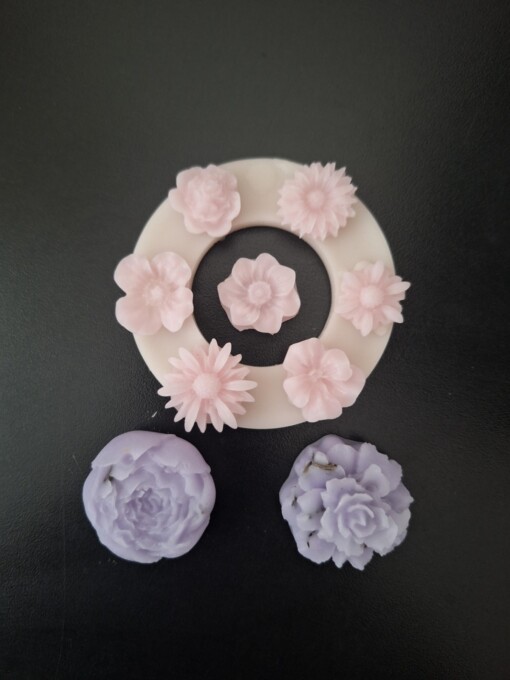 Wax melt met Lavendel en wax Sachet met Kersenbloem uit eigen tuin