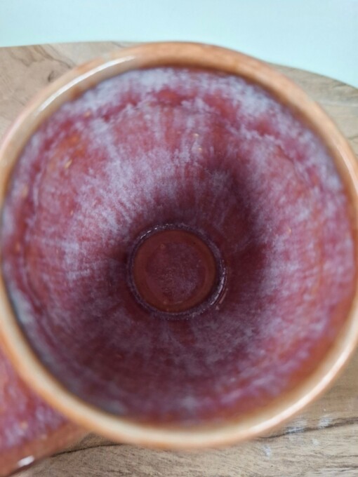 2 keramiek koffiebekers Red Dream