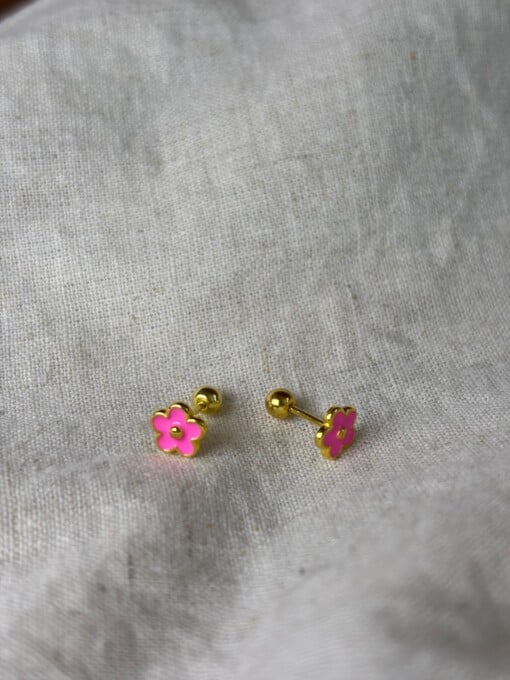 925 zilveren Flora Studs