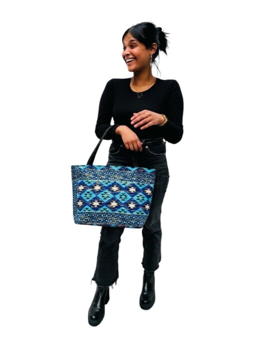 Azare Tas Blauw