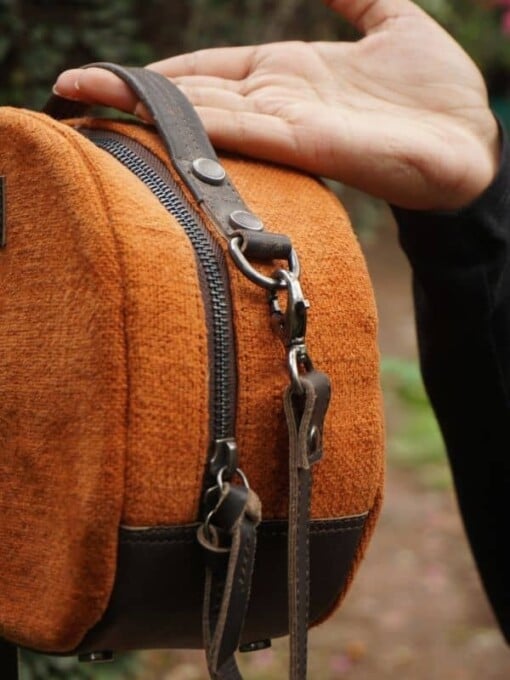 Ronde Crossbody Tas Minx Oranje