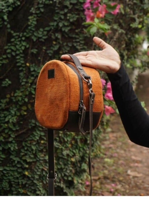 Ronde Crossbody Tas Minx Oranje