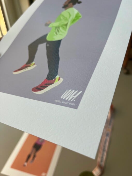 Sportret - grafisch sport portret (gepersonaliseerd) - the Art of Movement