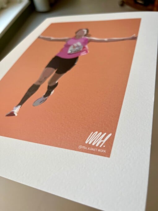 Sportret - grafisch sport portret (gepersonaliseerd) - the Art of Movement