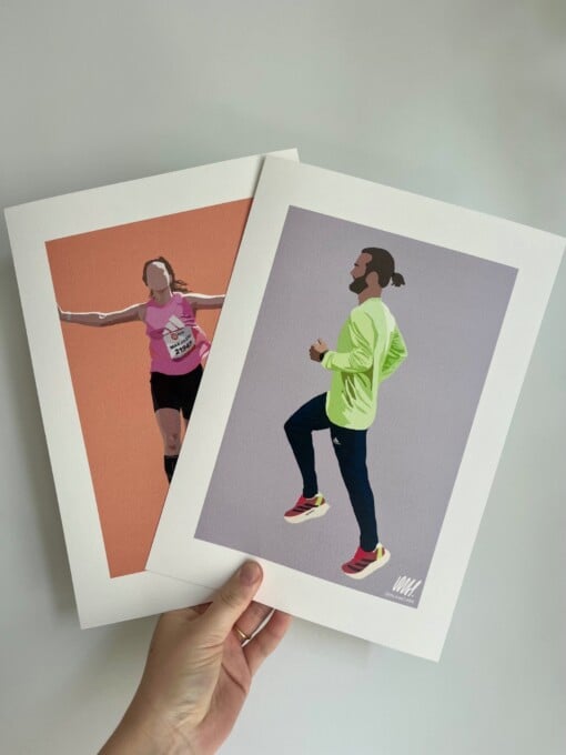 Sportret - grafisch sport portret (gepersonaliseerd) - the Art of Movement