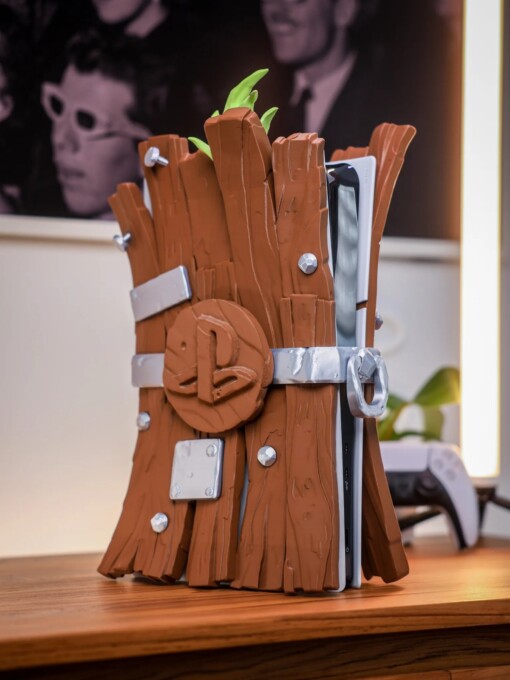 PS5 Wood Cover Slim Digital