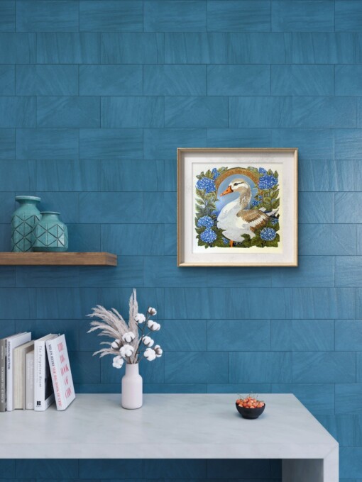 Gans - handgedrukte linosnede print