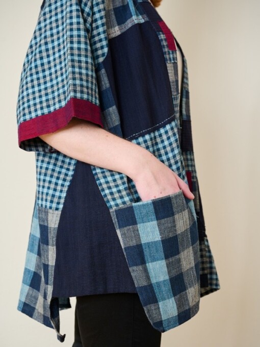 Indigo Boxy Kimono