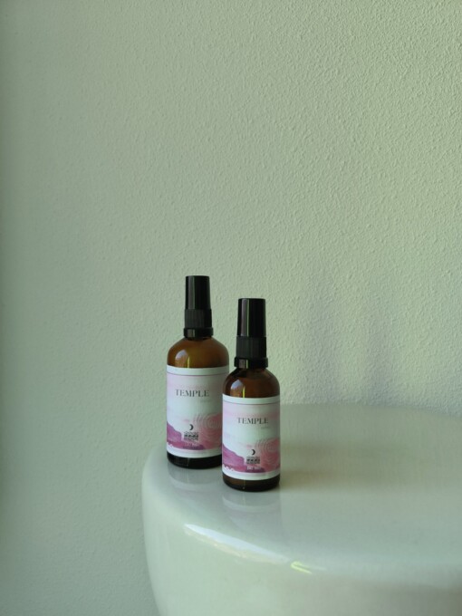Meditatie en yoga spray Temple Mist met vetiver, frankincense en mirre