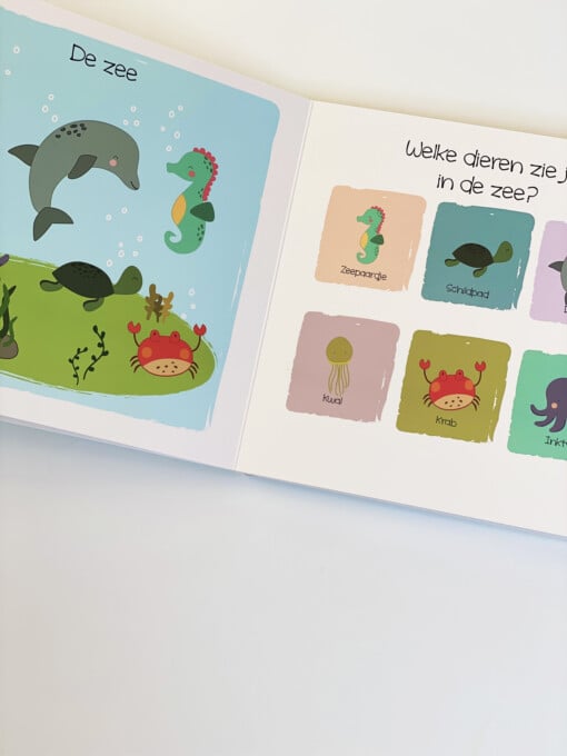 Mijn Eerste Woordjes DIEREN boek - Peuter aanwijsboekje met dieren
